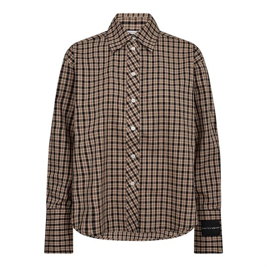 Haute Amiti Maxi Logo Dessert Check Shirt Dessert - Shirt