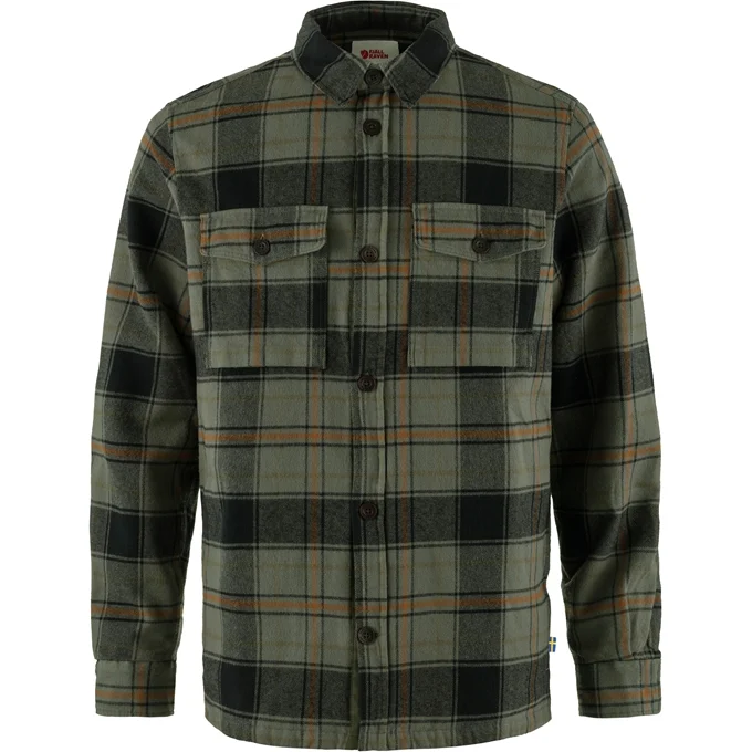 Sort Fjallraven Vik Lite Padded Shirt Skjorte Deep Forest Black - Fjällräven Shirt  - 7323450932237