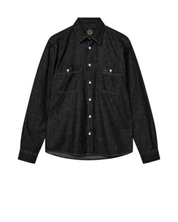 Grey Denim Mmggibson Denim Shirt - Shirt  - 5715591038480
