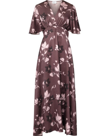 Sisters Point Dame Kjole Gisela Berry Flower - Sisters Point Jeans  - 5714862730429