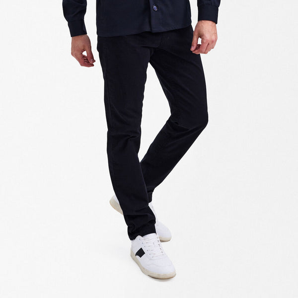 Sort Casual Extreme Flexibility Lommet Bukser - Sunwill Jeans - 5713624686257