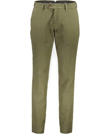 Grøn Bison Modern Fit Superflex Chinos Army Til Herre Model 047017 - Bison Jeans  - 5714399094100