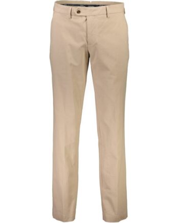 Beige Bison Modern Fit Superflex Chinos Sand Til Herre - Bison Jeans  - 5714399094445