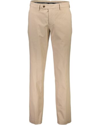 Beige Bison Modern Fit Superflex Chinos Sand Til Herre Model 047017 - Bison Jeans  - 5714399094209