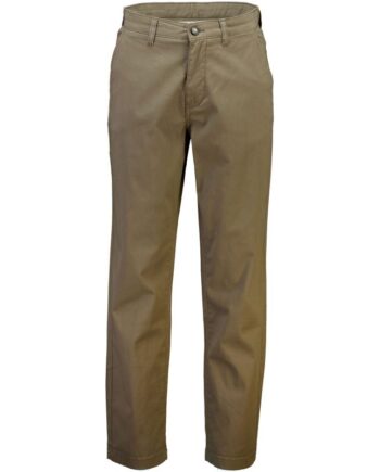 Beige Bison Regular Fit Superflex Chinos Mørk Stone Til Herre - Bison Jeans  - 5715891667526