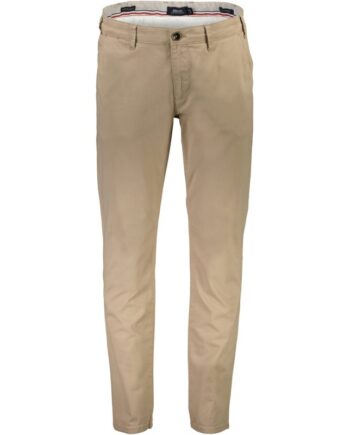 Beige Bison Regular Fit Superflex Chinos Sand Til Herre Model 047012 - Bison Jeans  - 5714398445743
