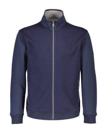 Navy Bison Struktureret Sweatee Shirt Til Herre - Bison Shirt  - 5714399051028