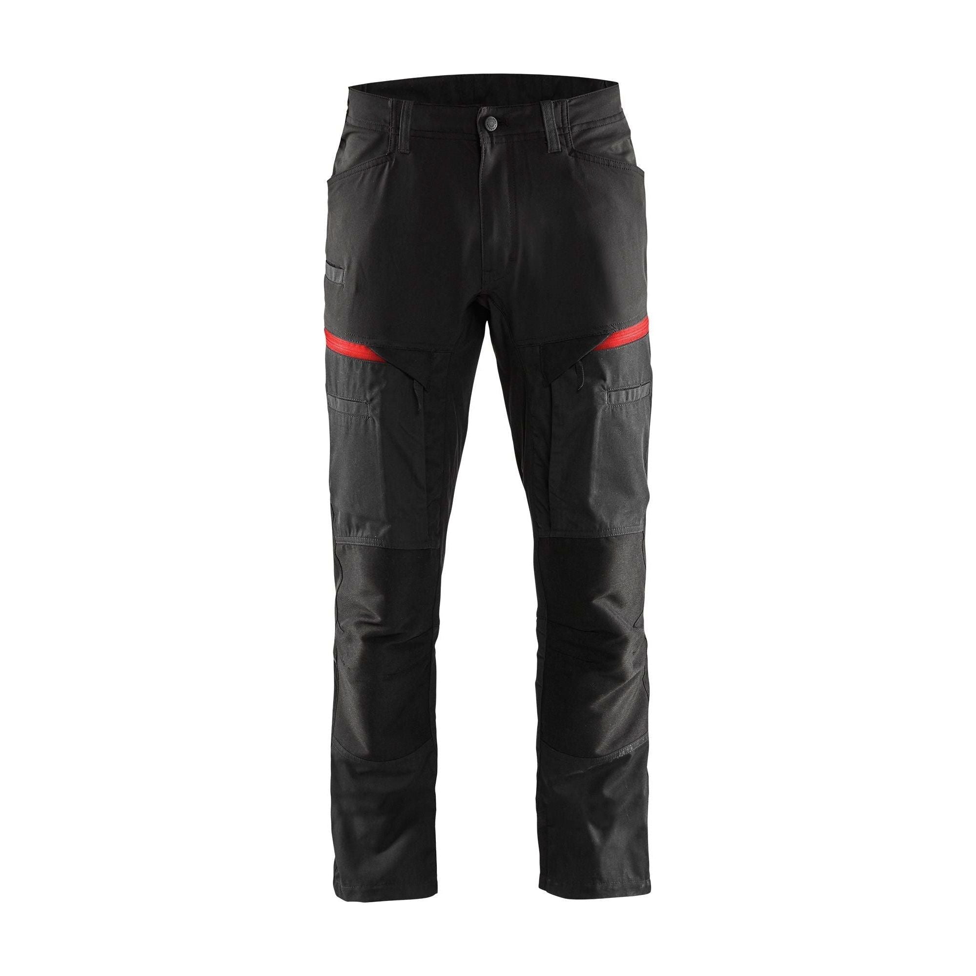 BlÅklder 1456 Service Buks Med Stretch Sort Rød Herre - BlÅklÄder Jeans - 7330509651476