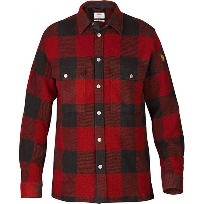 Rød Fjallraven Canada Shirt Red 2xl Skjorter - Fjällräven Shirt  - 7392158891979