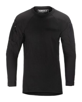 Sort Clawgear Instructor Shirt Langærmet Tee Shirt Black - Clawgear Shirt  - 9010109276948