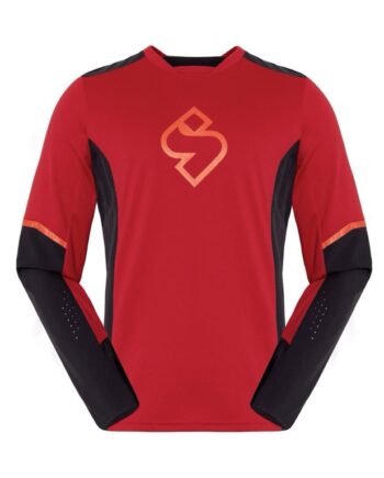 Sweet Protection Hunter Park Long Sleeve Shirt Lange ærmer Red Chilli Herre - Shirt  - 7048653265981