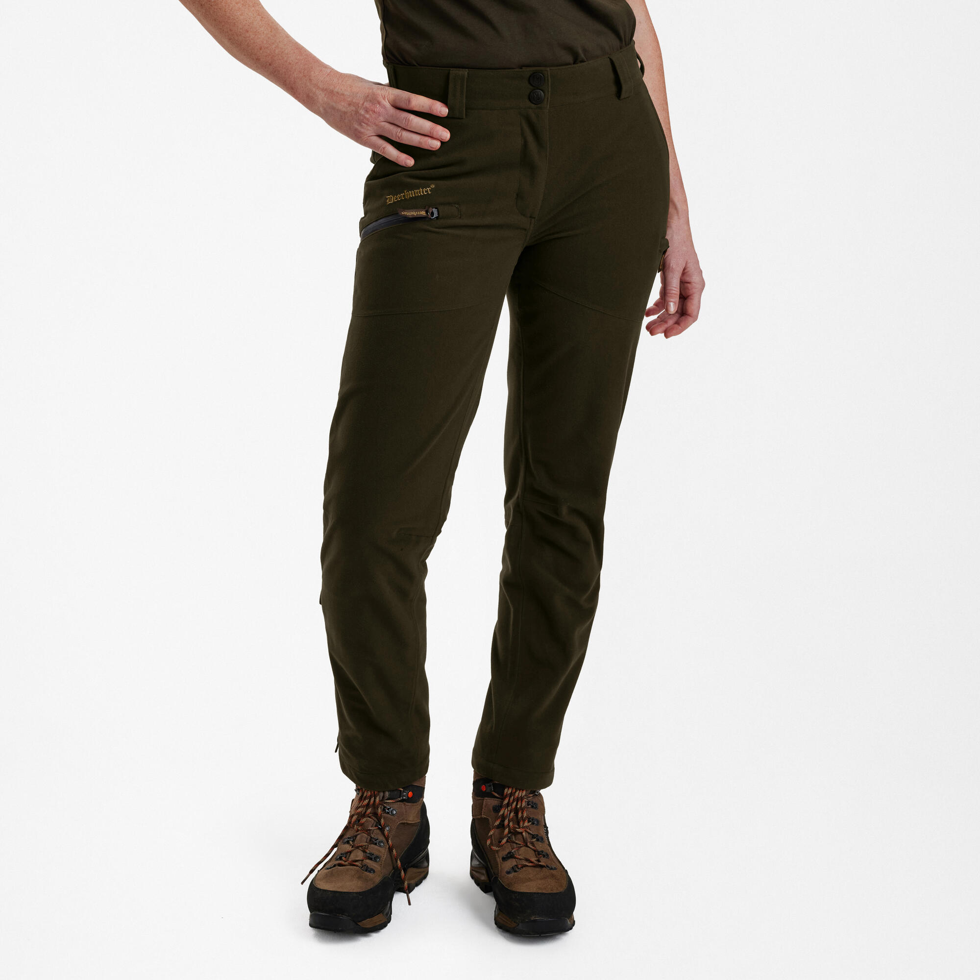 Peat Lady Gabby Støvlebuks - Deerhunter Jeans  - 5702827199282
