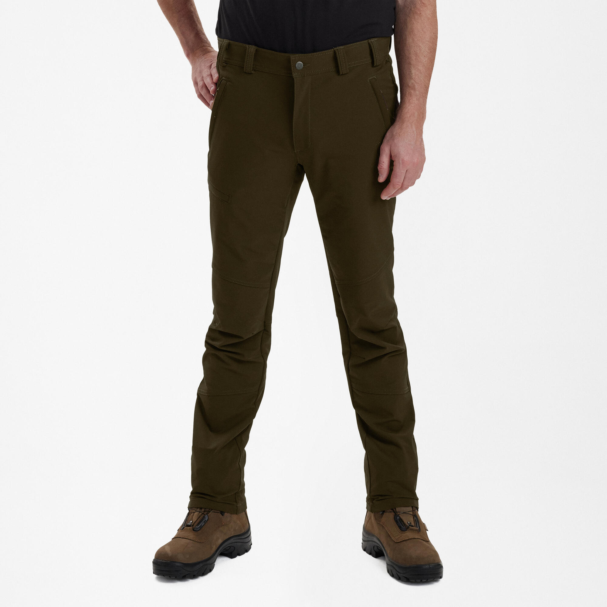 Sort Strike Full Stretch Bukser - Deerhunter Jeans  - 5702827143834