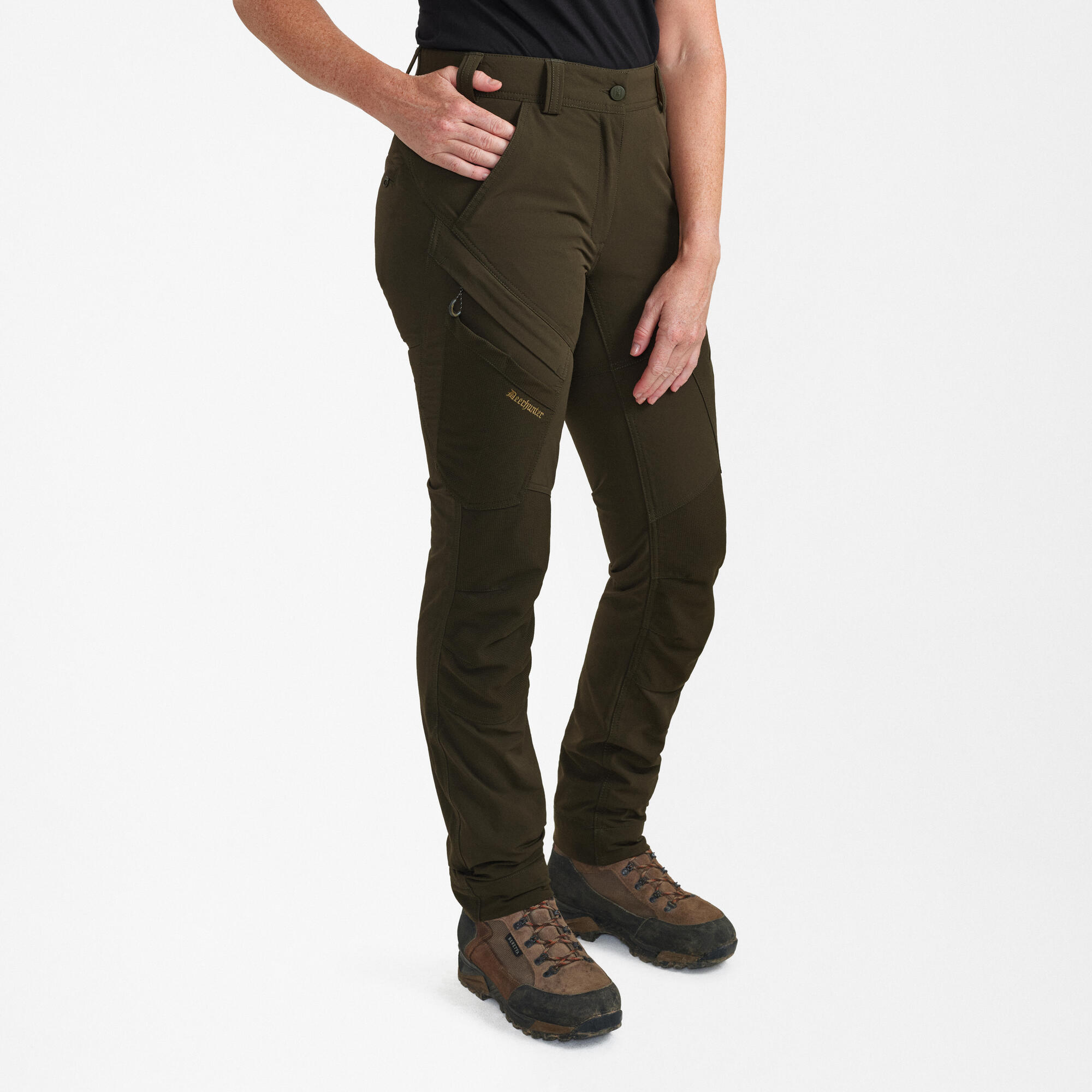 Grøn Lady Northward Bukser - Deerhunter Jeans  - 5702827226032