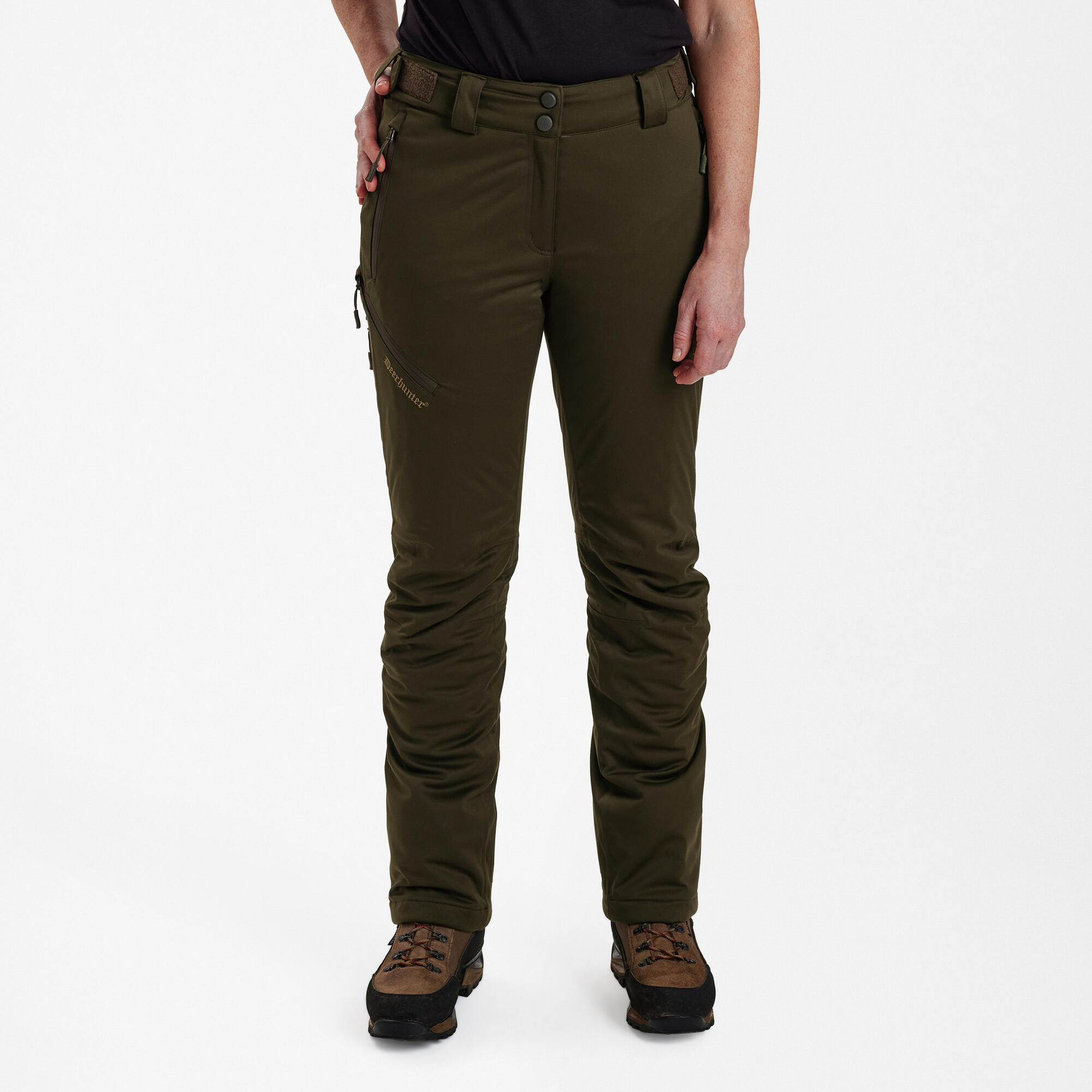 Grøn Lady Excape Winter Bukser - Deerhunter Jeans  - 5702827210086