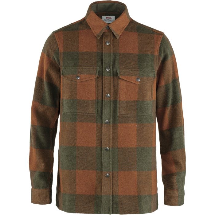 Grøn Fjallraven Canada Shirt Autumn Leaf Laurel Green Skjorter - Fjällräven Shirt  - 7323450730536