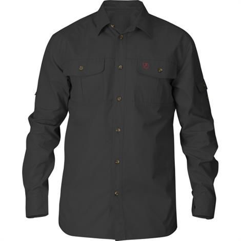 Fjallraven Keb Shirt Mens Dark Grey - Fjällräven Shirt  - 7392158365609