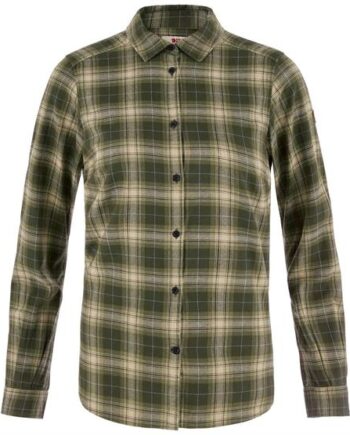 Fjallraven Vik Classic Flannel Shirt Womens Deep Forest - Fjällräven Shirt  - 7323451204043