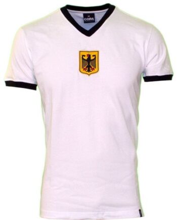 Hvid Germany Home Retro Shirt World Cup 1974 Stock - Copa Football Shirt  - 8718912003164