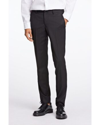 Sort Junk Luxe Slim Fit Pæne Bukser Med Uld Til Herre - Junk De Luxe Jeans  - 5700197029345