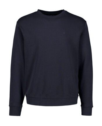 Navy Junk Luxe Sweatee Shirt Med Rund Hals Logo Print Til Herre - Junk De Luxe Shirt  - 5715891867803