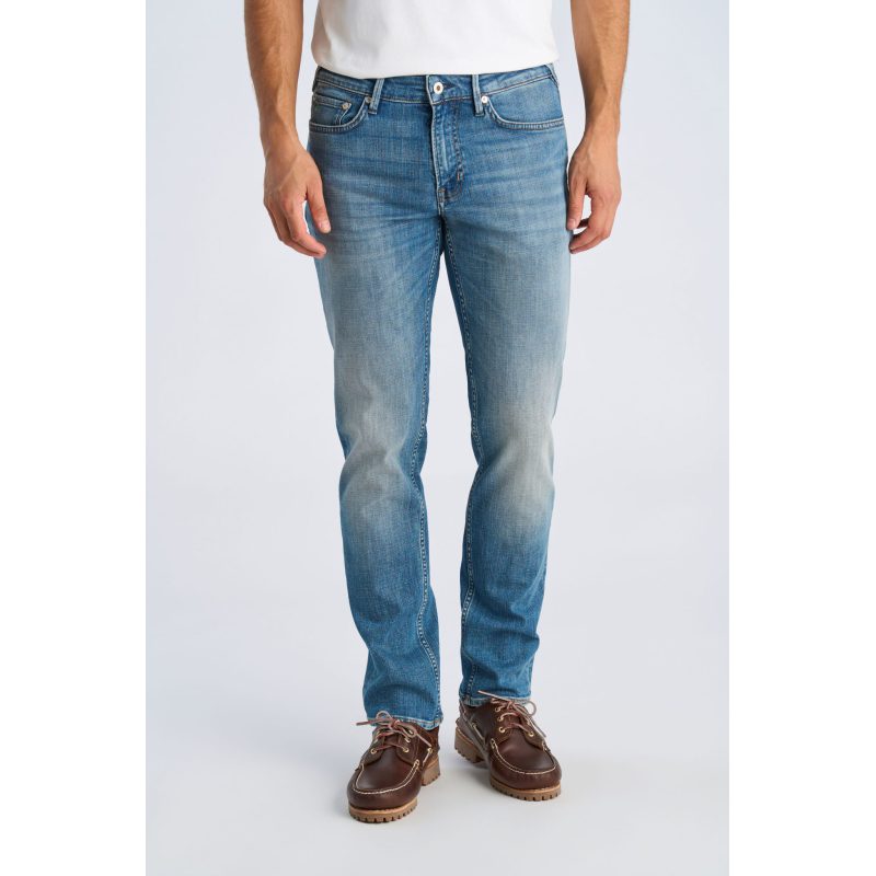 Blå Junk Luxe Tapered Fit Superflex Jeans Denim Til Herre - Junk De Luxe Jeans - 5715789448480