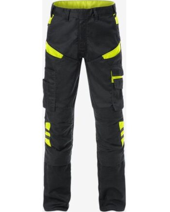 Kansas Bukser 2555 Step 129482 Sort Gul - Kansas Jeans  - 7322302961586