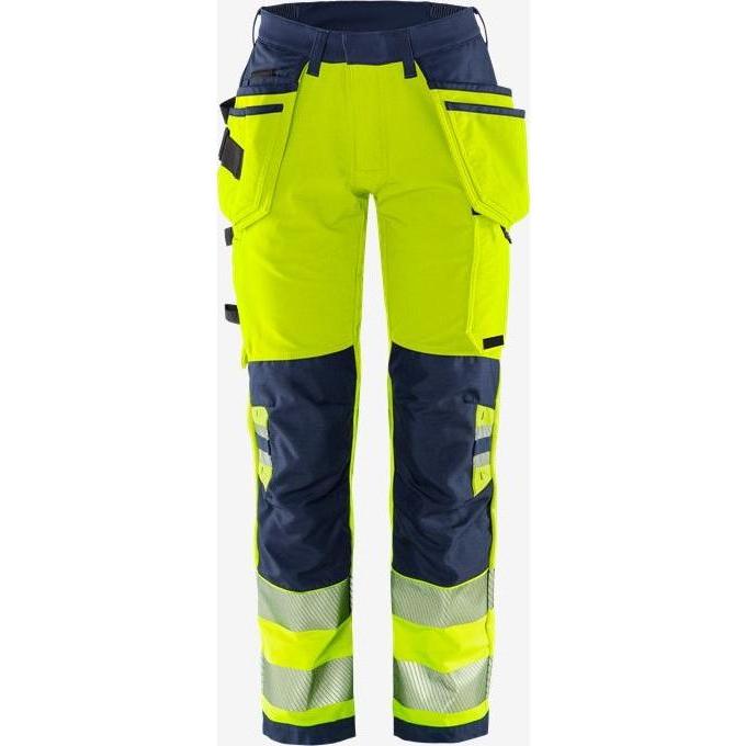 Grøn Kansas Hivis Green HÅndvÆrker Stretchbuks Dame Klasse 2664 Gstp - Kansas Jeans - 7322303233132
