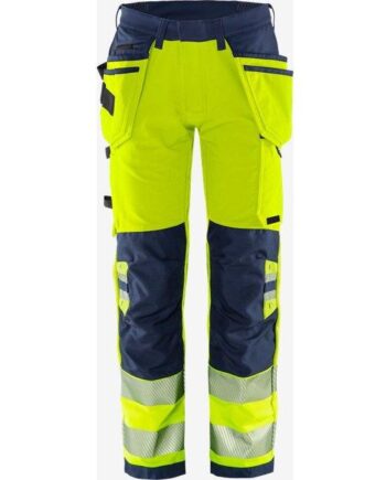 Grøn Kansas Hivis Green HÅndvÆrker Stretchbuks Klasse 2644 Gstp - Kansas Jeans  - 7322303231015