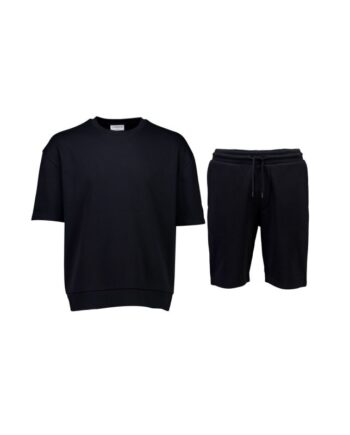Sort Lindbergh Kortærmet Sweatee Shirt Til Herre - Lindbergh Shirt  - 5715891180629