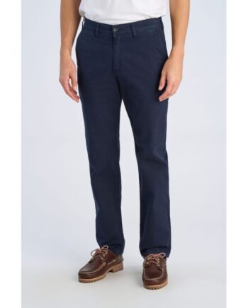 Navy Lindbergh Loose Fit Chinos Til Herre - Lindbergh Jeans  - 5715789542645