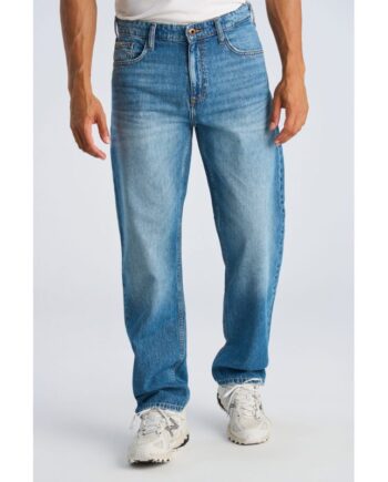 Blå Lindbergh Loose Fit Jeans Mid Blue Til Herre - Lindbergh Jeans  - 5715891564764