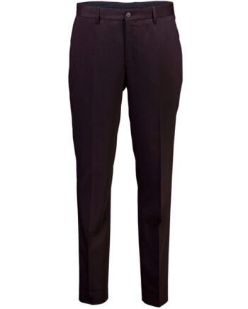 Rød Lindbergh Modern Fit Superflex Pæne Bukser Bordeaux Meleret Til Herre - Lindbergh Jeans  - 5715789763149