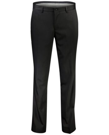 Sort Lindbergh Modern Fit Superflex Pæne Bukser Til Herre - Lindbergh Jeans  - 5714398712852
