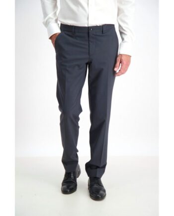 Grå Lindbergh Modern Fit Superflex Pæne Bukser Med Uld Mørke Til Herre - Lindbergh Jeans  - 5714396620524