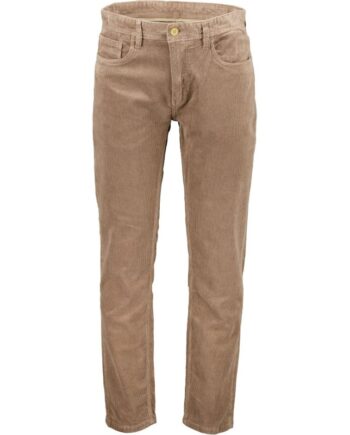 Beige Lindbergh Regular Fit Superflex Fløjlsbukser Med Lommer Lys Sand Til Herre - Lindbergh Jeans  - 5715891807472
