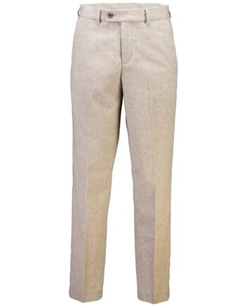 Beige Lindbergh Relaxed Fit Pæne Bukser Mørk Sand Meleret Til Herre - Lindbergh Jeans  - 5715778592798