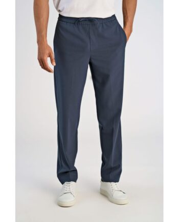 Blå Lindbergh Relaxed Fit Superflex Bukser Mørke Til Herre - Lindbergh Jeans  - 5715651077831