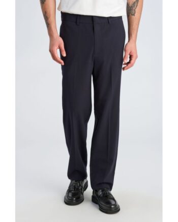 Navy Lindbergh Relaxed Fit Superflex Pæne Bukser Til Herre - Lindbergh Jeans  - 5714398632372