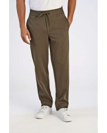 Grøn Lindbergh Relaxed Fit Superflex Performance Bukser Army Til Herre - Lindbergh Jeans  - 5715651071587