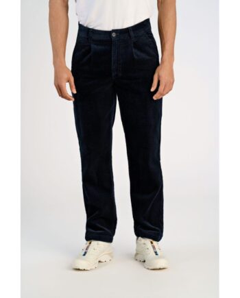Navy Lindbergh Relaxed Loose Fit Fløjlsbukser Til Herre - Lindbergh Jeans  - 5715651710493