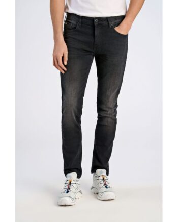 Sort Lindbergh Slim Fit Superflex Jeans Til Herre - Lindbergh Jeans  - 5714396835348