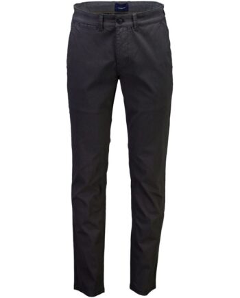 Grå Lindbergh Slim Fit Superflex Printede Chinos Mørke Til Herre - Lindbergh Jeans  - 5715891232854