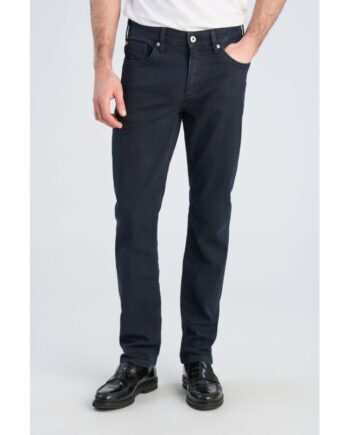 Blå Lindbergh Tapered Fit Superflex Lommebukser Indigo Til Herre - Lindbergh Jeans  - 5715891001405