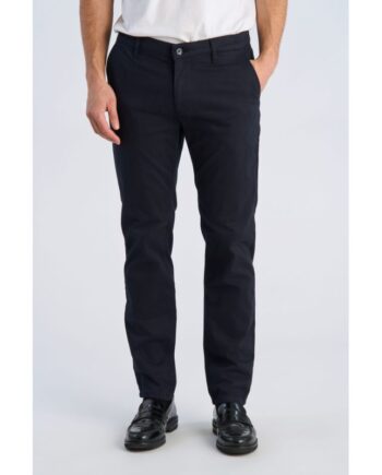 Navy Lindbergh Tapered Fit Superflex Chinos Mørk Til Herre - Lindbergh Jeans  - 5715651087182