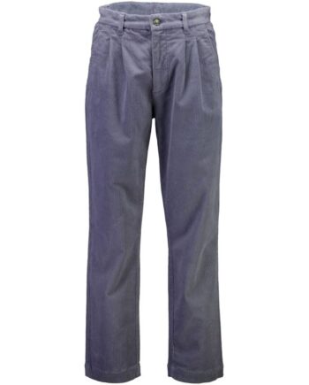 Blå Lindbergh Wide Fit Superflex Fløjlsbukser Til Herre - Lindbergh Jeans  - 5715891095473