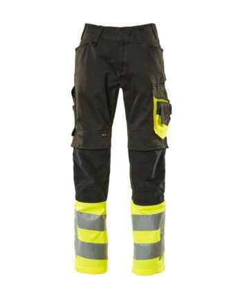 Mascotsafe Supreme Leeds Buks 15679 860 0917 Sort Vis Gul - Mascot Jeans  - 5711074293247