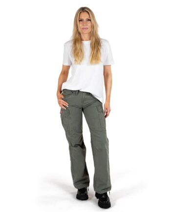 Olive Molecule Riptail Combats Cargobukser Dame N W27 - Molecule Jeans  - 5740032901276