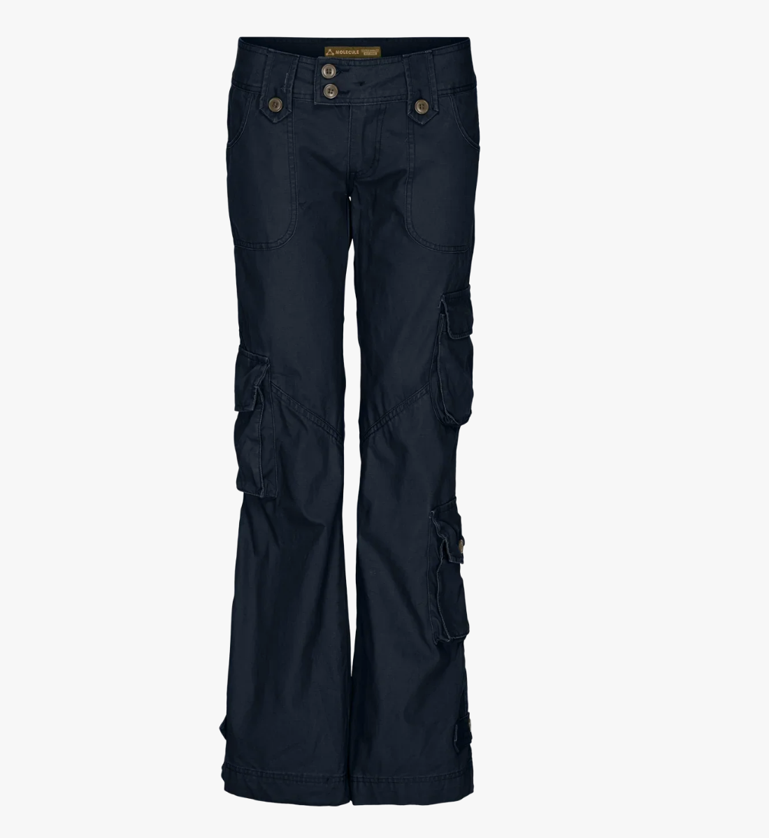 Navy Molecule Low Cut Combats Cargobukser Dame - Molecule Jeans - 5740032902297
