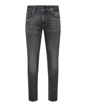 Sort Only & Sons Loom Jax Slim Fit Jeans Vasket Denim Til Herre - Only & Sons Jeans